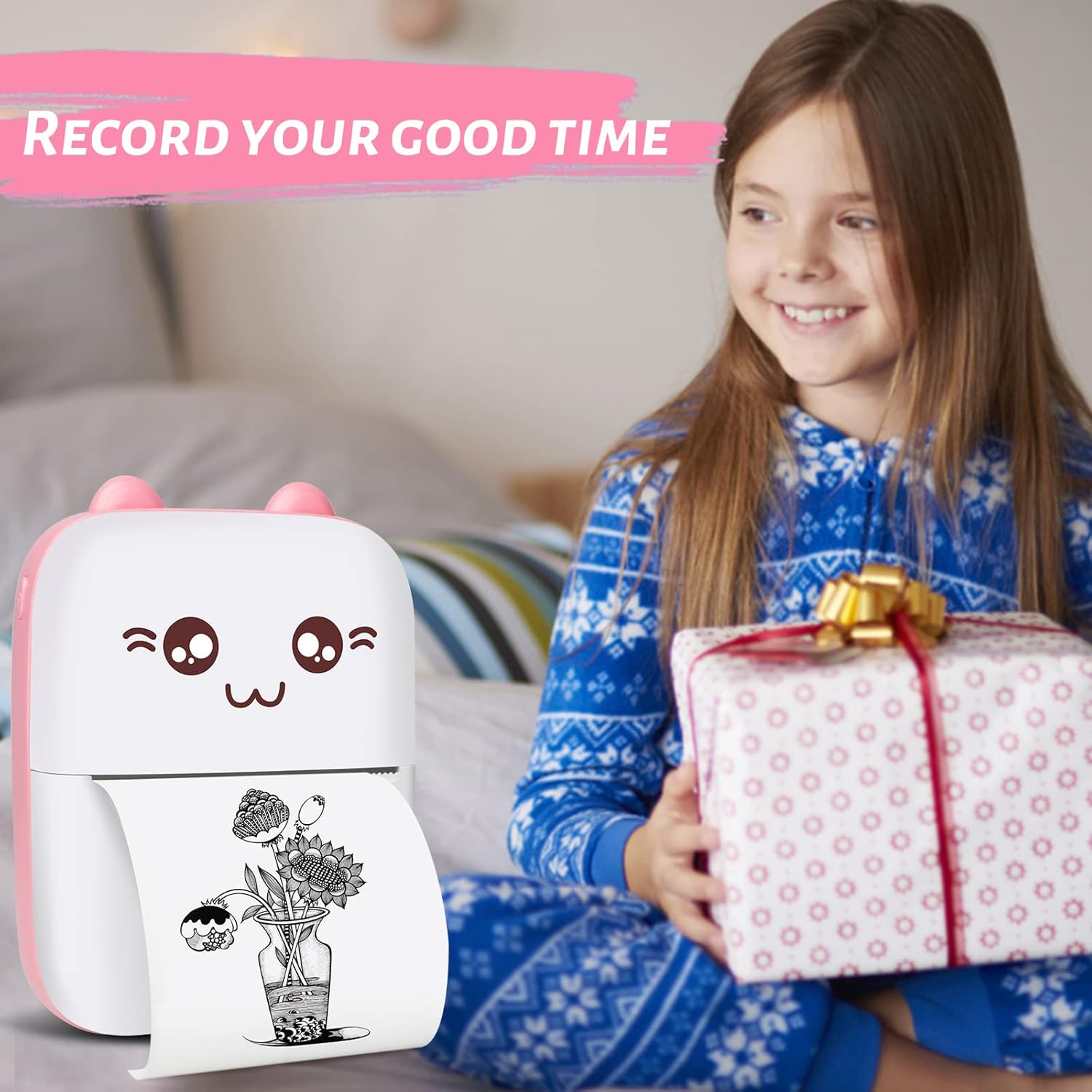 Mini Pocket Printer, Gifts for kids, Portable Thermal Printer for ...